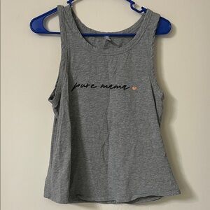 Pure Barre Heather Gray Muscle Tee